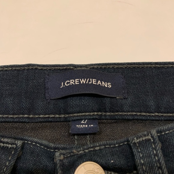 Jcrew 9” High Rise Skinny Dark Indigo Jeans 27 - Picture 2 of 7